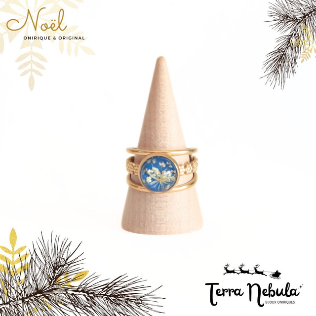 Bague fleurie Promesse | BA047 | Ombelles