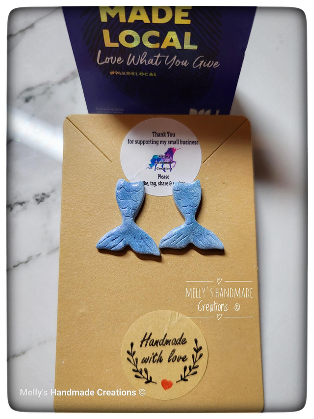 Mermaid Stud Earrings 