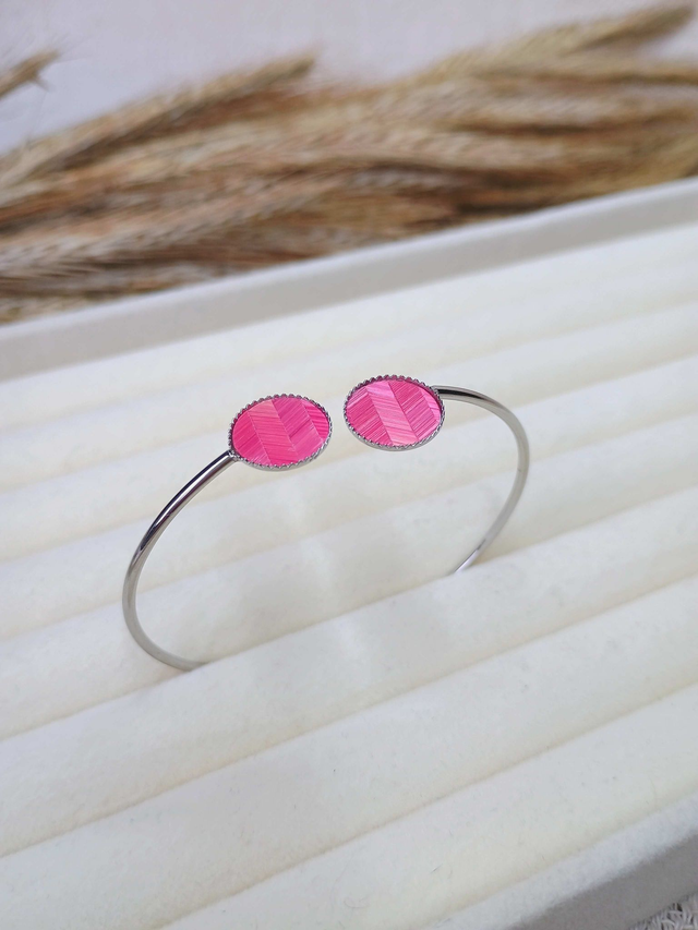 Bracelet JONC Chevron Rose