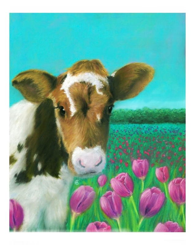 Print (small) 'SPRING' (Olde Manegepeerd)