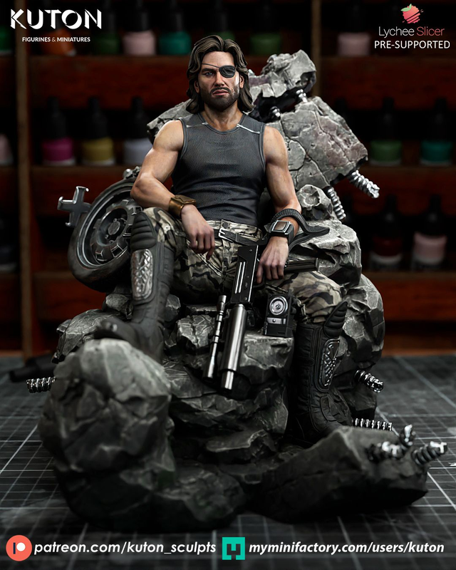 STATUE SNAKE PLISSKEN (New York 1997) série movie 