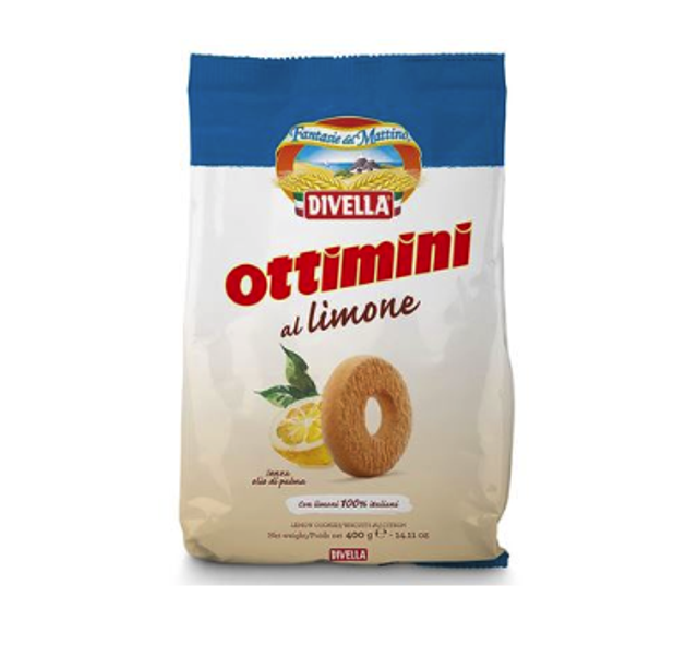 Divella - Ottimini Citromos keksz 400g