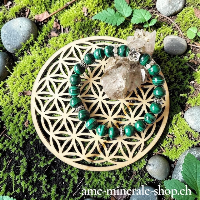 Bracelet en Malachite 