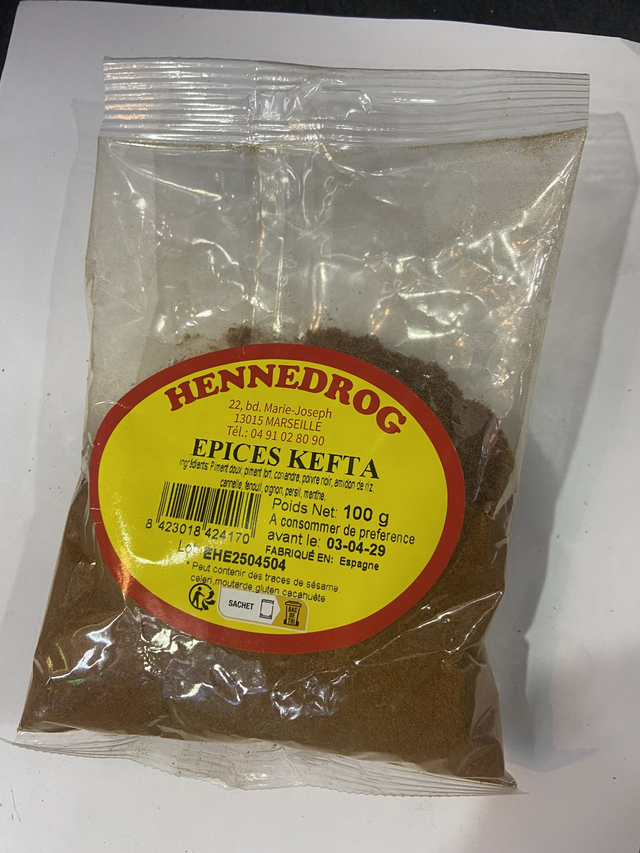 EPICES KEFTA 100g - HENN