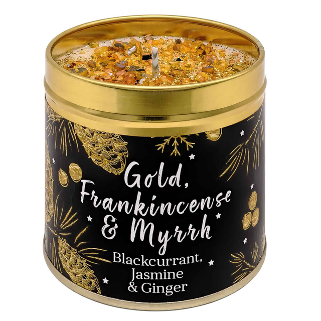 Gold, Frankincense &amp; Myrrh Christmas Candle  