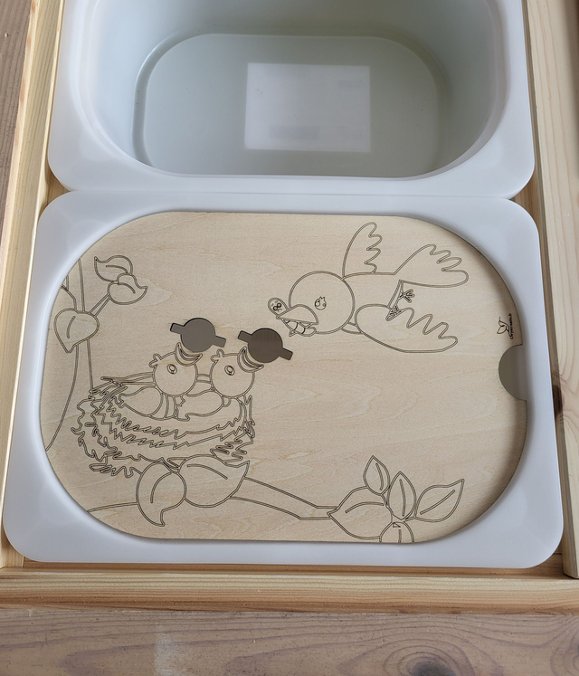 Les oisillons dans leur nid 