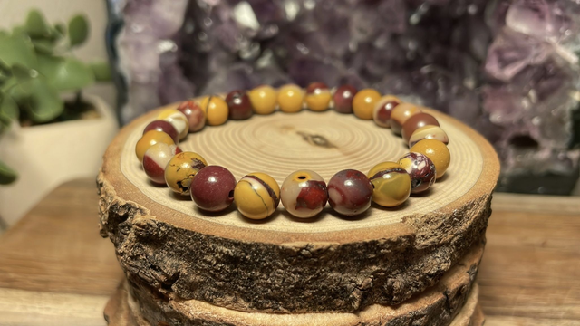 Bracelet JASPE MOOKAITE 8 mm