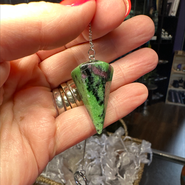 Ruby In Zoisite Pendulum
