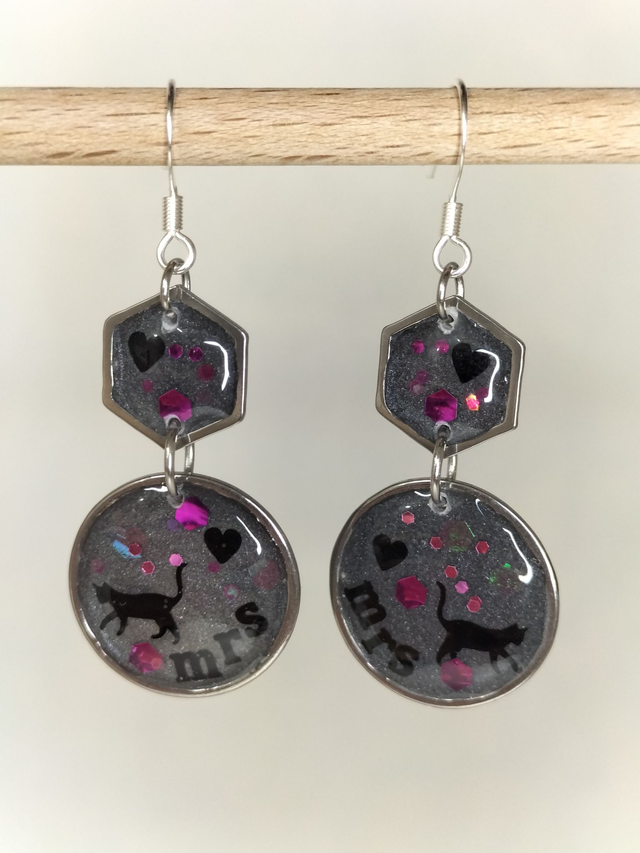 Boucles d'oreilles personnalisées