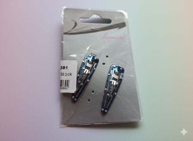 Pinces clic clac bleu