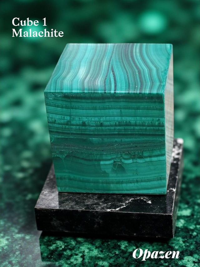 Cube 1 Malachite 