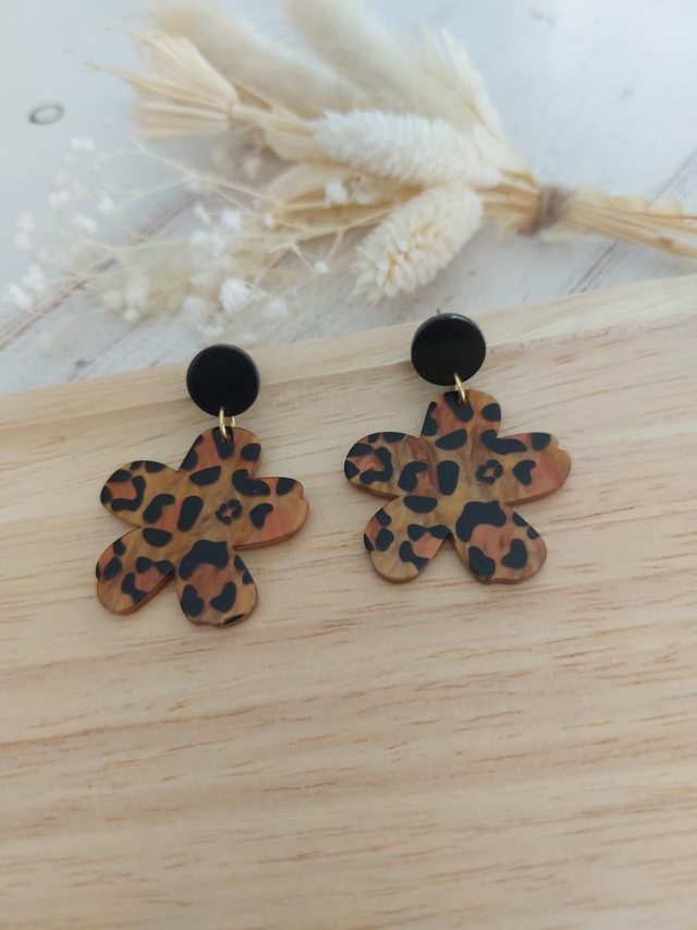 Boucles d'oreilles Penelope - noir