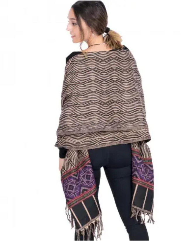 Chal de lana de Algodón orgánico 