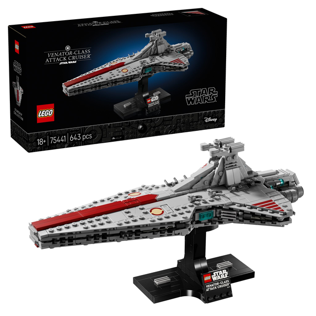 LEGO 75441 Star Wars Angriffskreuzer der Venator-Klasse