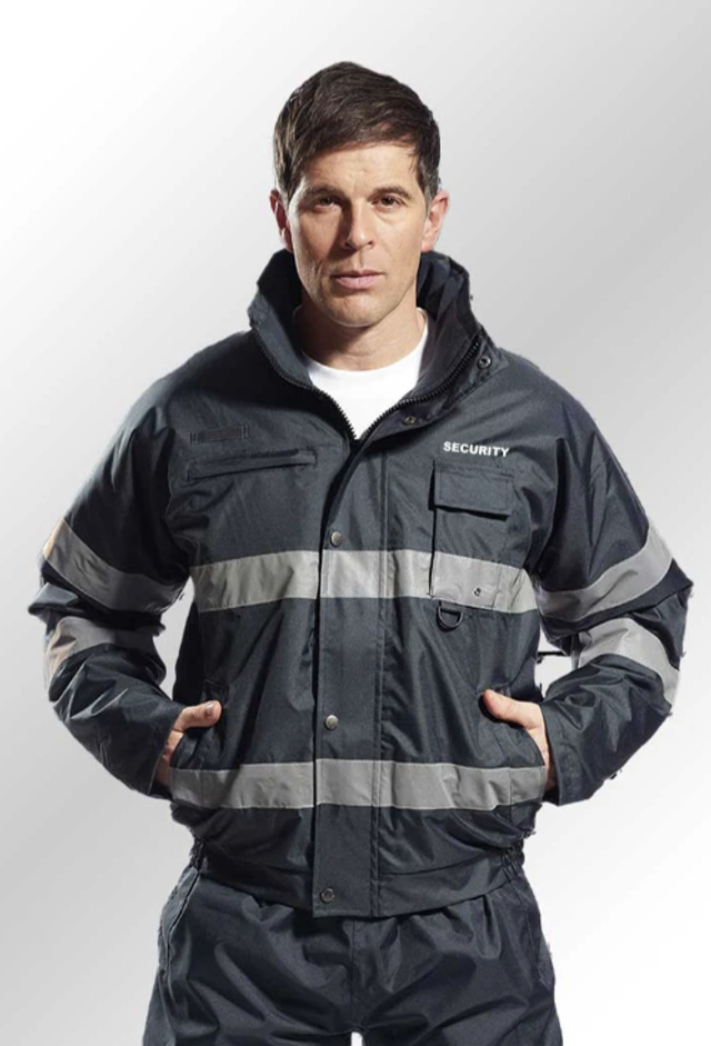 High-Viz Jacket with Security Branding