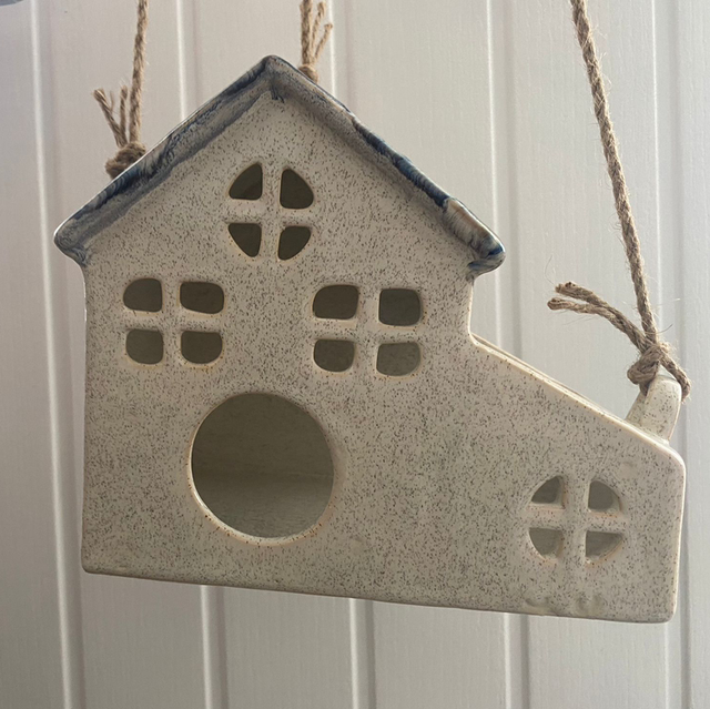 Ceramic Hanging Birdhouse 