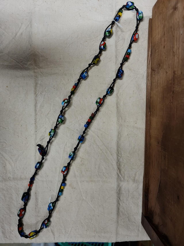 Sautoir perles en verre 