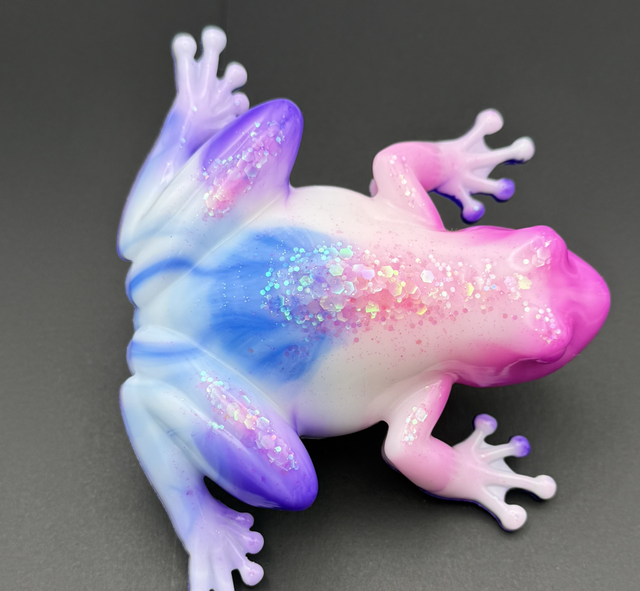 Grenouille Porcelaine Pailletée