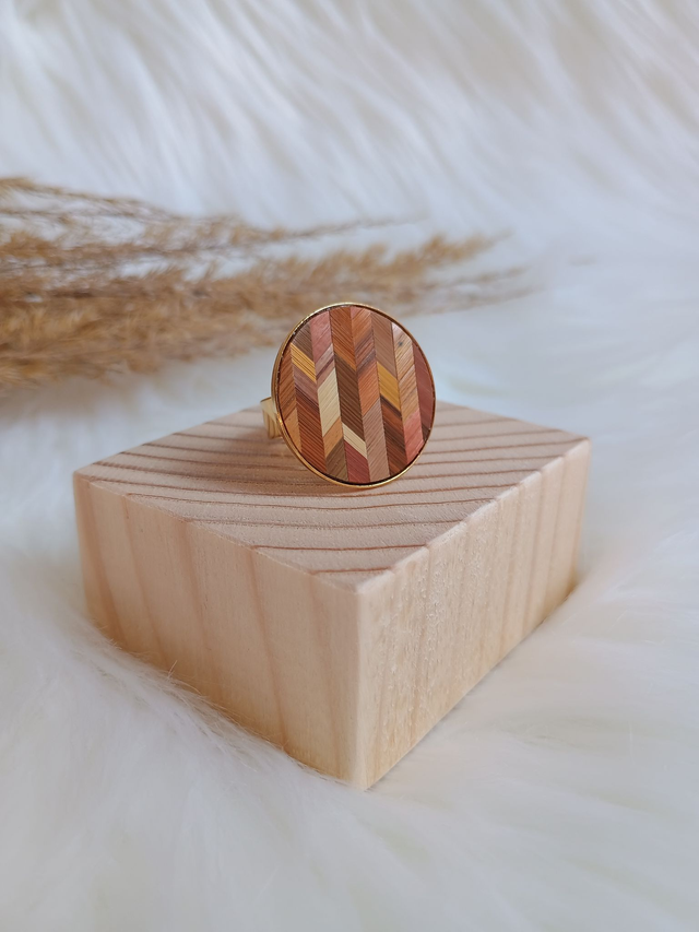 Bague PLATEAU Chevron