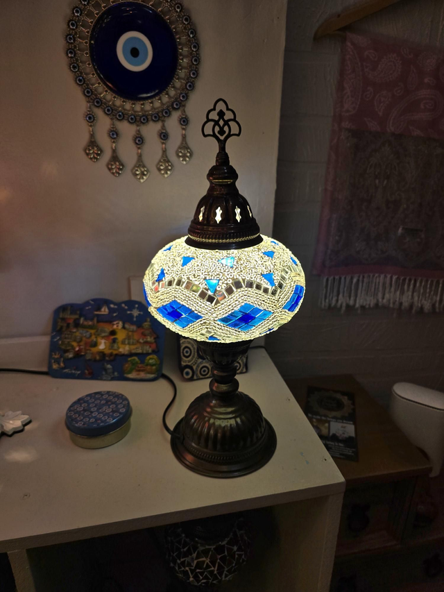Large Mosaic Table Lamp
