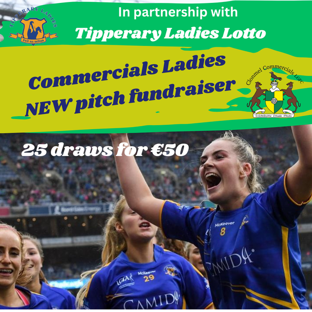 Tipperary LGFA Fundraising Lotto - 25 draws