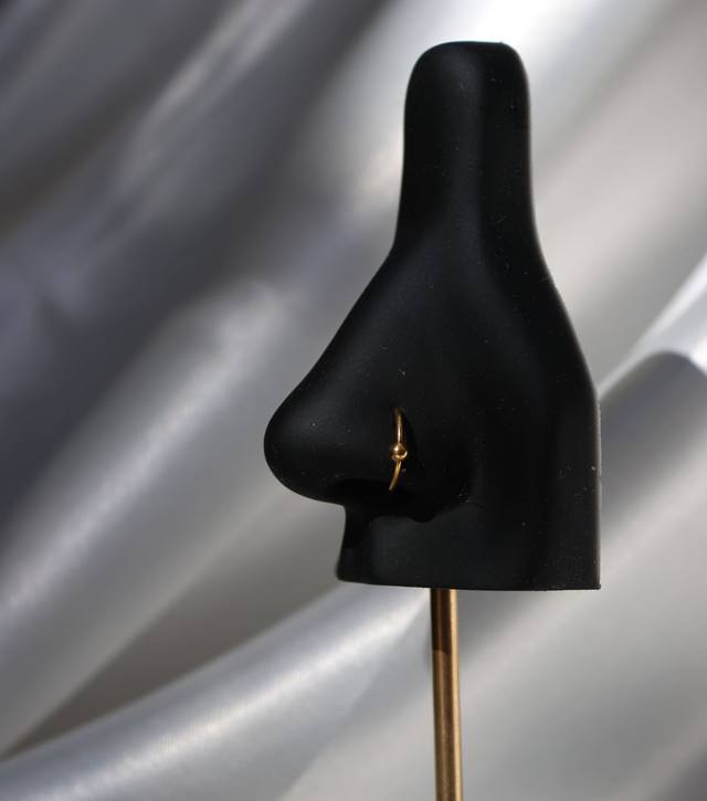 Faux anneau de nez Dot doré