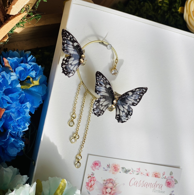 Aura papillons noirs, tour d’oreille