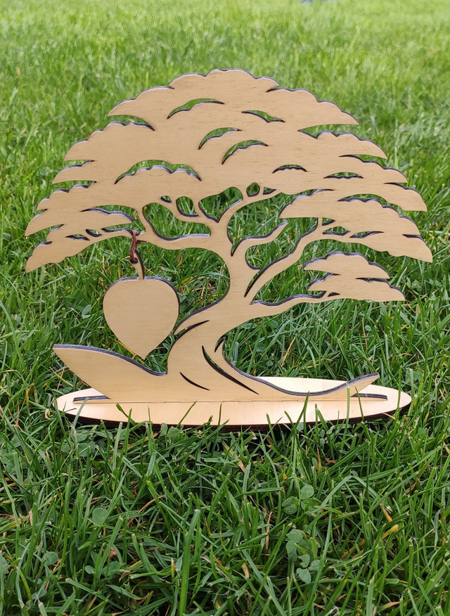 Décoration arbre et pendentif feuille personnalisable