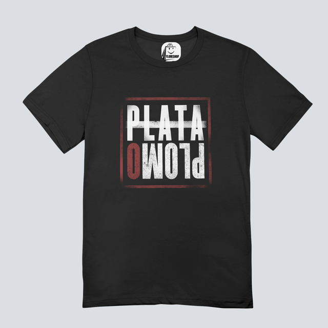 T-shirt cotone-unisex Plata o Plomo