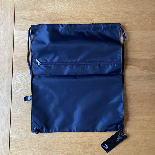 Large Navy Quadra Gym Bag/Poolside Bag with Zip Pocket 