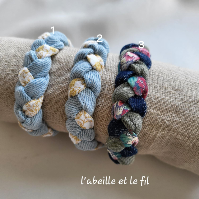 Bracelet Jeanne- un air de Liberty- Fermoir Bronze