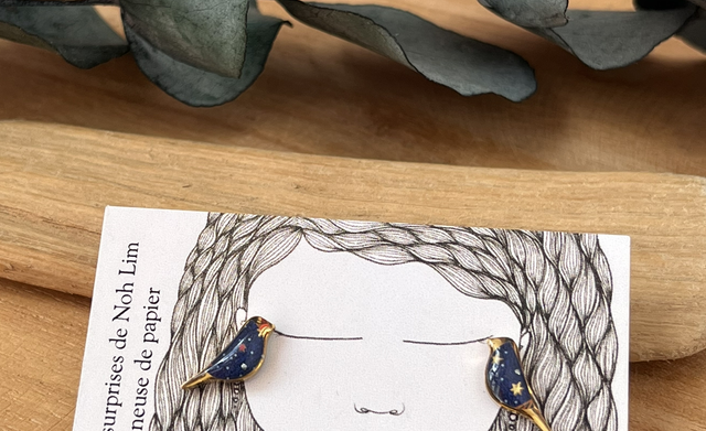 Puces oiseaux acier inoxydable 