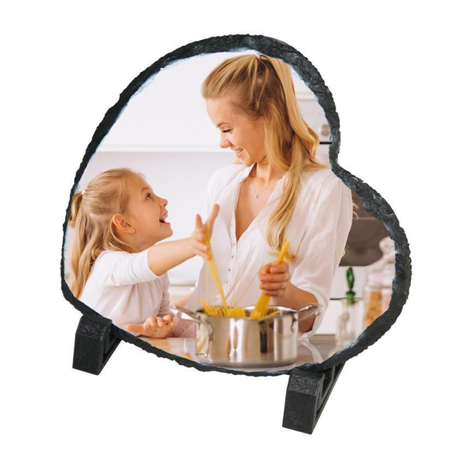 PORTAFOTOS PIZARRA CORAZÓN