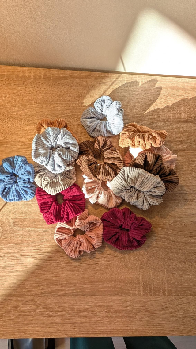 Chouchous en velours côtelé