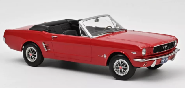Ford Mustang Convertible 1966 rot Norev 1:18