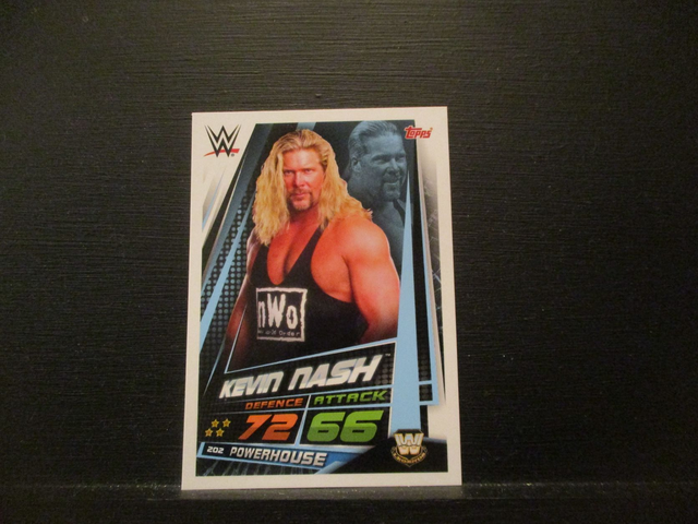 Kevin Nash - W Legends Slam Attax Universe Original Trading Card #202