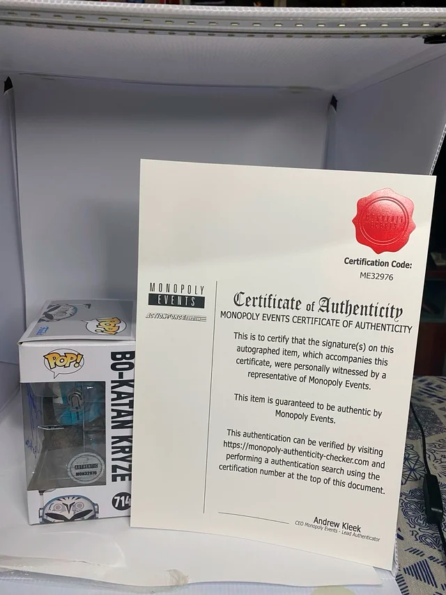 Funko Bo-Katan #714 Star wars firma Katee Sackoff