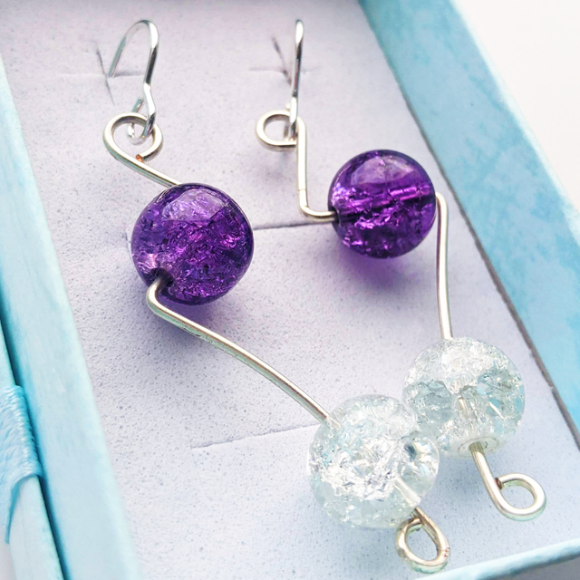 OOAK Gravity Stim Earrings