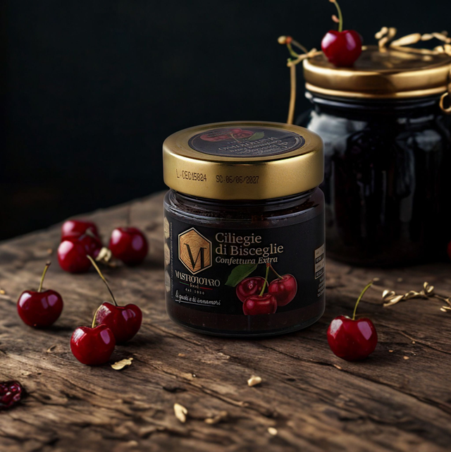 Confettura extra di ciliegie - Mastrototaro Food - 260gr