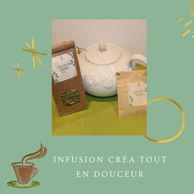 Crea tout en douceur version  verveine coupée  - Infusion 50g
