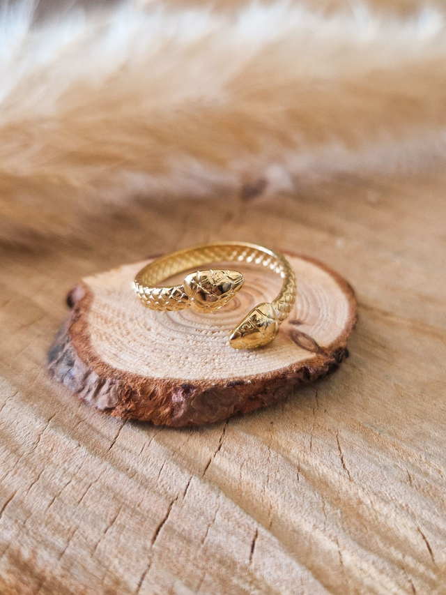 Bague "Serpent - Modèle doré 