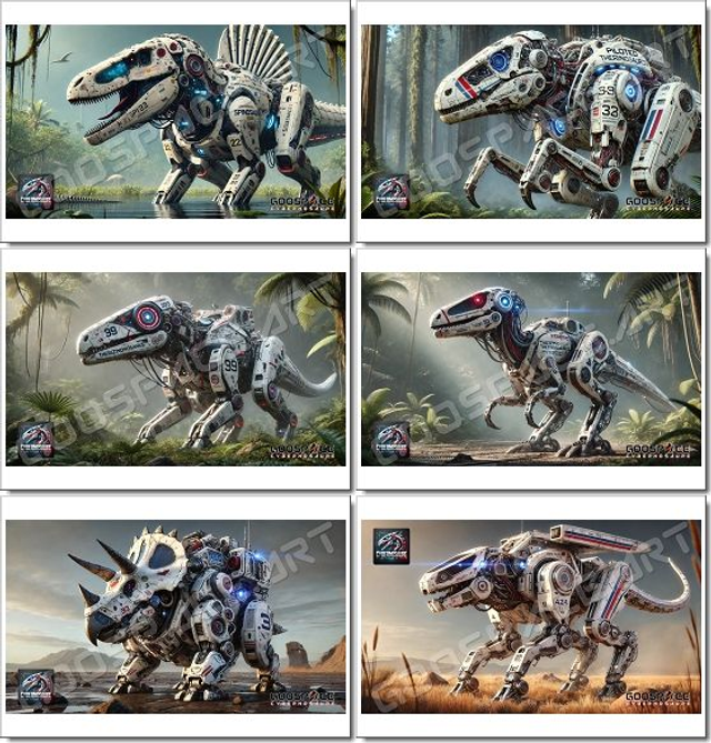 Cybernosaure - Pack N° 1/8