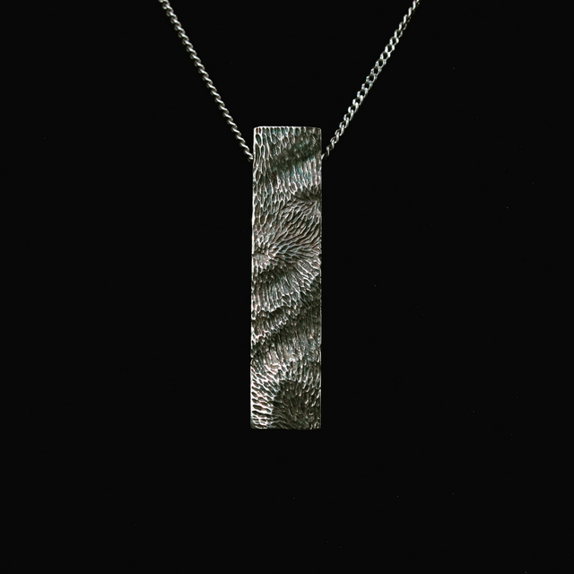 Pendentif “Fourrure” – Collection Dédale, Argent 925