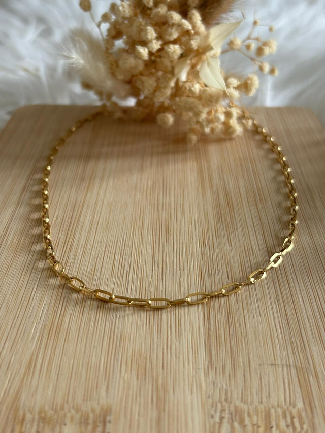 Chaîne à personnaliser dorée - n°1