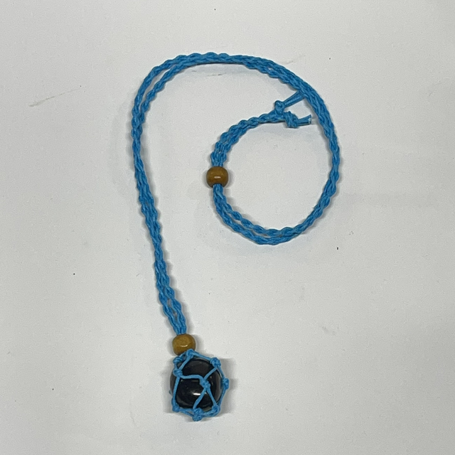 Adjustable Necklace - Light Blue 