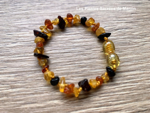 Bracelet  Ambre (pour bébé/enfant)