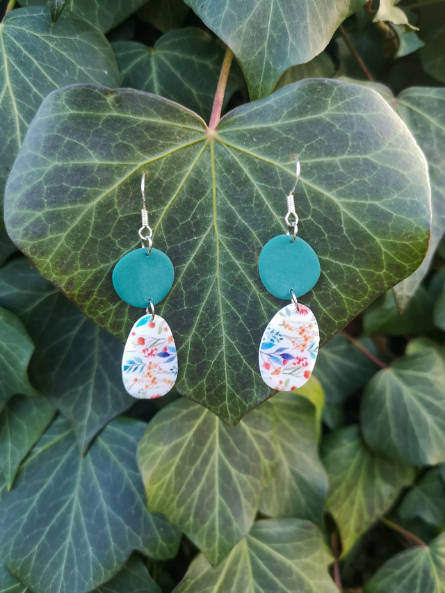 Collection Les Imprimées Printemps - Boucles d&#039;oreilles Evie
