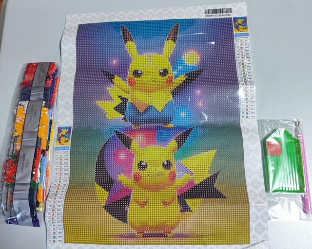 Diamond Painting Pikachu 30x40cm 