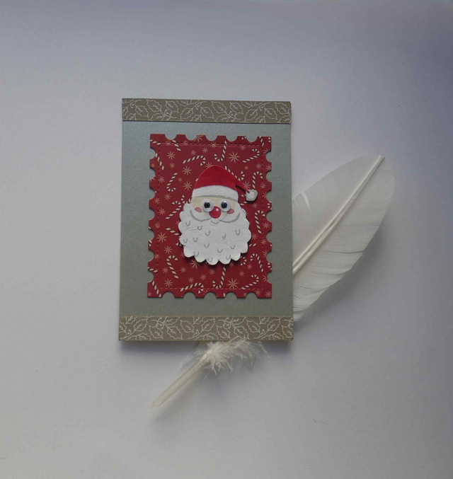 Le père Noël de la carte argentée