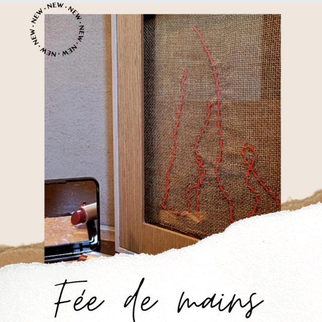 Cadre art abstrait "talon femme" 